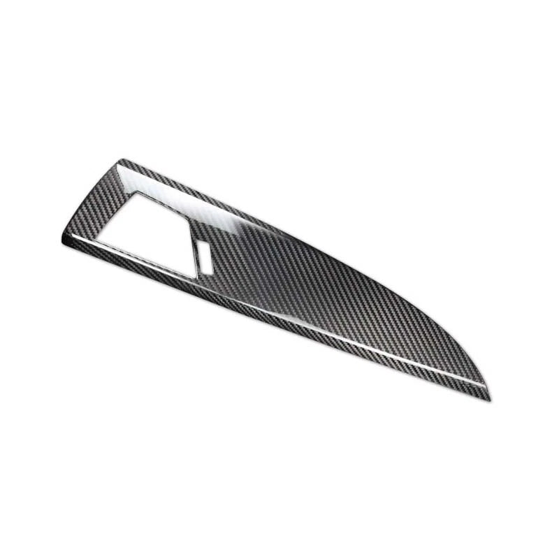 RHD Carbon Fiber Center Console Dashboard Cover Trim Fit For BMW F20 F22