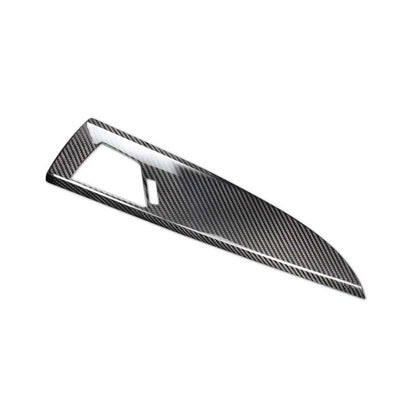 RHD Carbon Fiber Center Console Dashboard Cover Trim Fit For BMW F20 F22