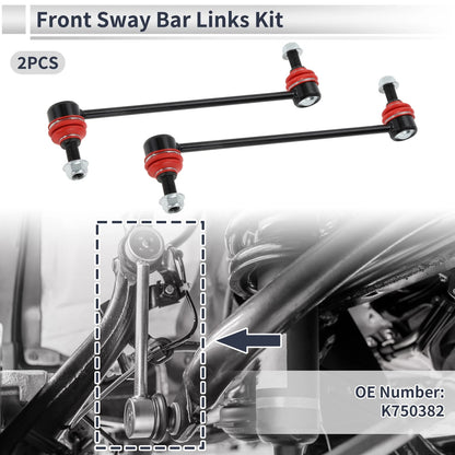 Front Stabilizer Bar Links 2 Pcs for DODGE JOURNEY (2009-2020)