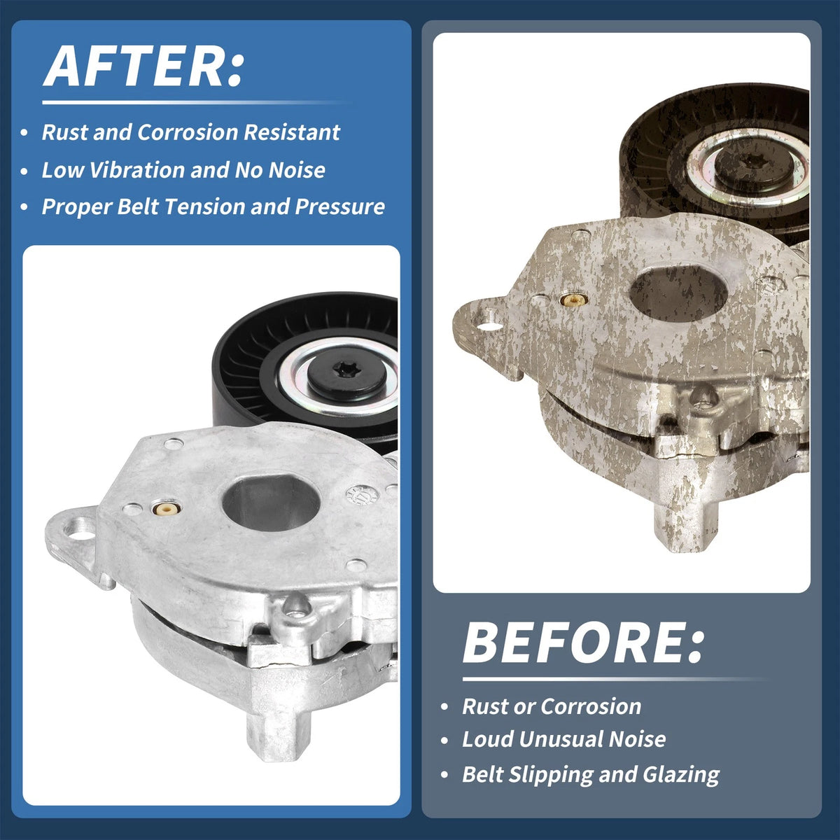 Belt Tensioner for Toyota Corolla (2008-2014) - Metal 1 x Unit