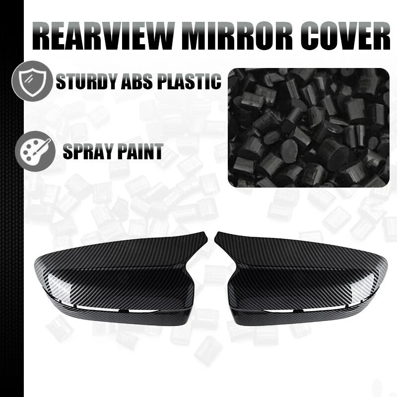 Carbon Fiber Side Mirror Cover Caps for BMW G30 G20 G11 G12 M Style (2017-2022)