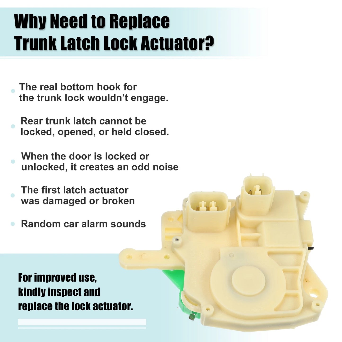 Rear Tailgate Boot Lock Latch for Honda CRV (2001-2006)