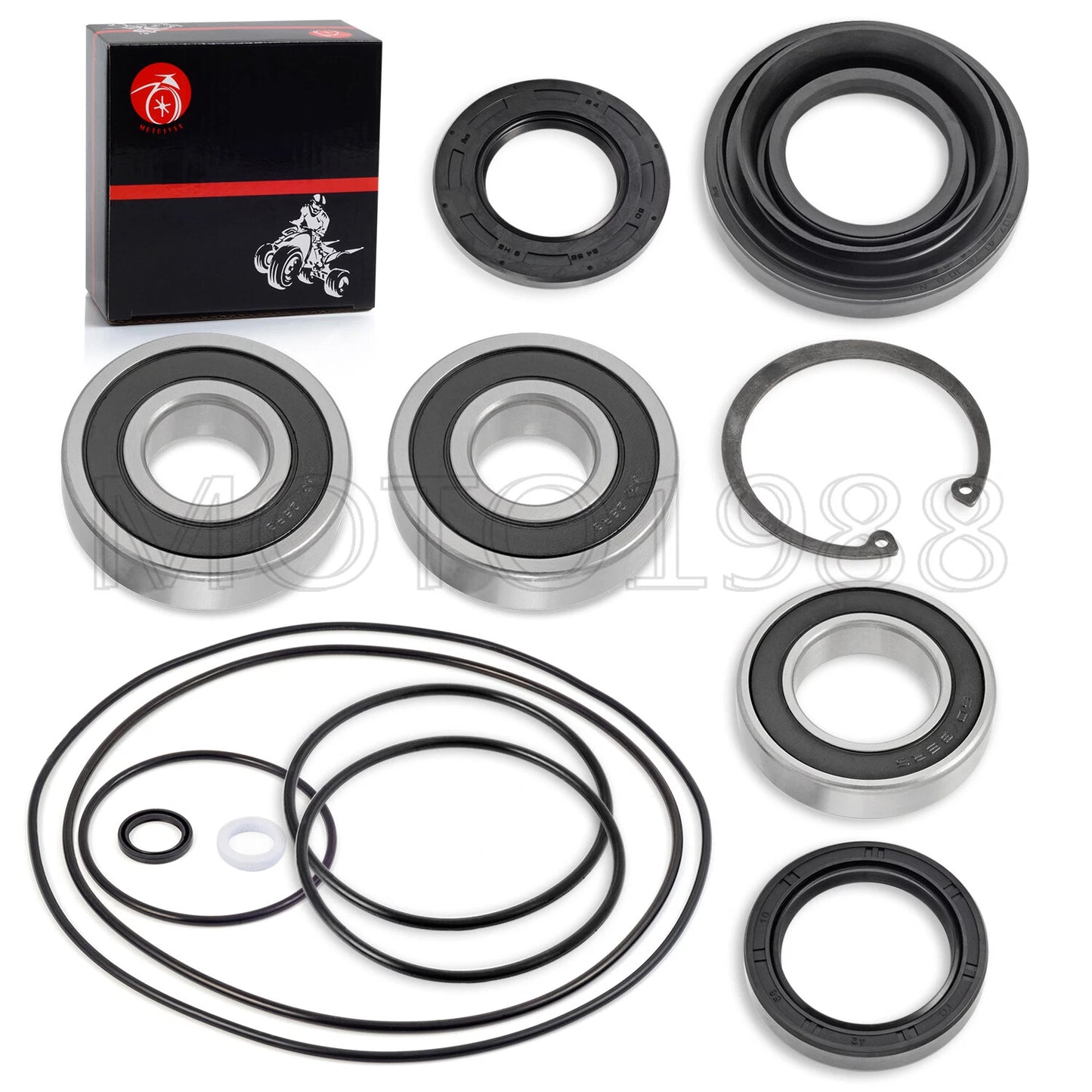 Rear Axle Brake Drum Seal Bearing Kit for Honda Rancher 350 TRX350 FE/FM