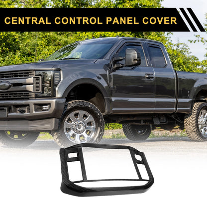 GPS Panel Sticker Cover for Ford F-150 (Carbon Fiber Pattern) 1 Set