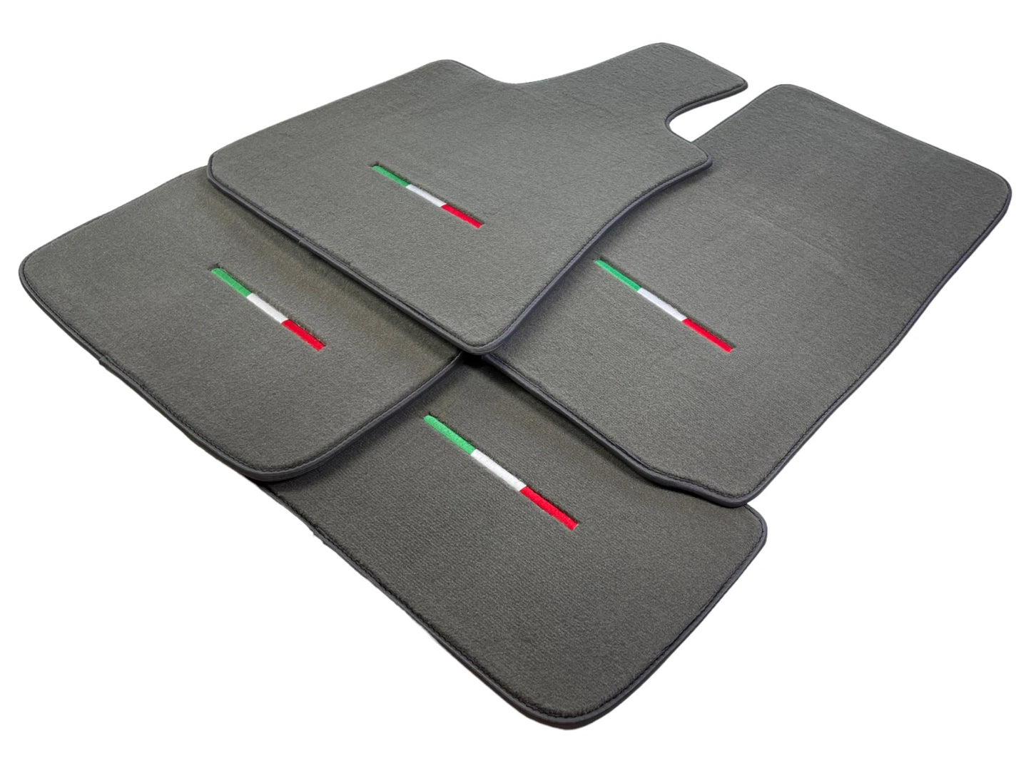 Gray Floor Mats for Maserati Ghibli (2013-2022) Italy Edition Autowin