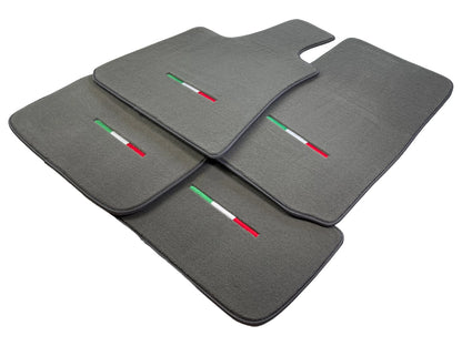 Gray Floor Mats for Maserati Ghibli (2013-2022) Italy Edition Autowin