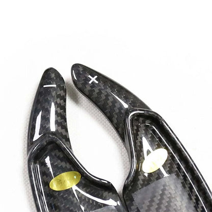 Real Carbon Fiber Steering Wheel Shift Paddle Switch Fit For Camaro 2016-2019