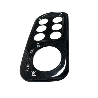 DRY Carbon Fiber Dash Headlight Switch Cover for Maserati GranTurismo GC 2008-19