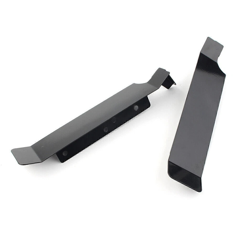 Saddlebag Filler Panels 2 x Solid Strips Black for Harley Road King (2009-2023)