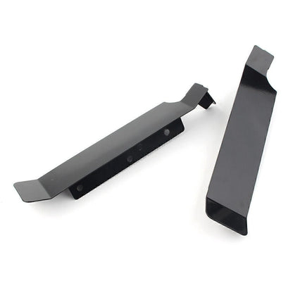 Saddlebag Filler Panels 2 x Solid Strips Black for Harley Road King (2009-2023)
