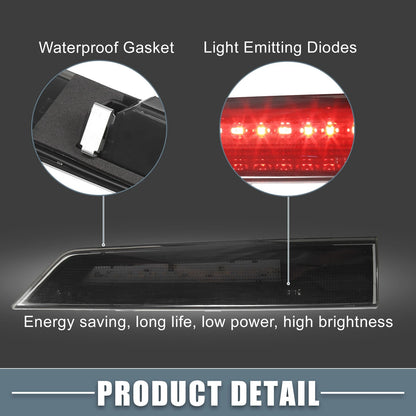 Tail High Mount Brake Stop Light for Ford - Smoked Color 1 Pair
