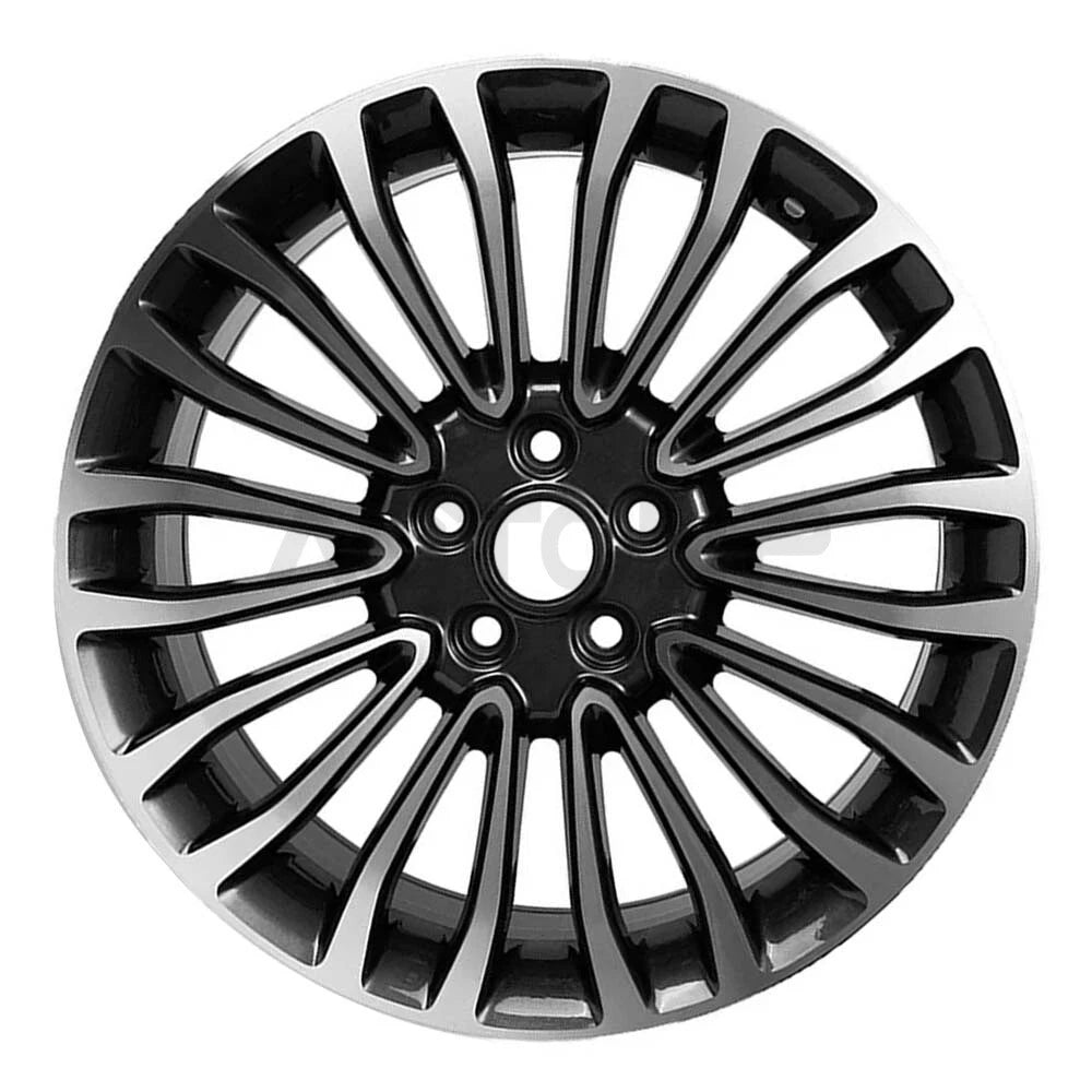 18x8 Rim Black & Machined Wheel for Ford Fusion (2017–2018)