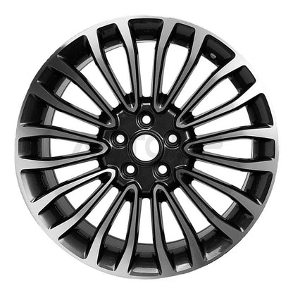 18x8 Rim Black & Machined Wheel for Ford Fusion (2017–2018)