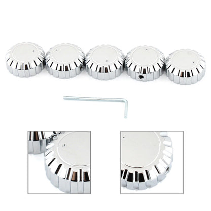 5Pcs Chrome Aluminum Radio Knobs for Honda GL1500 Goldwing (1988-2000)