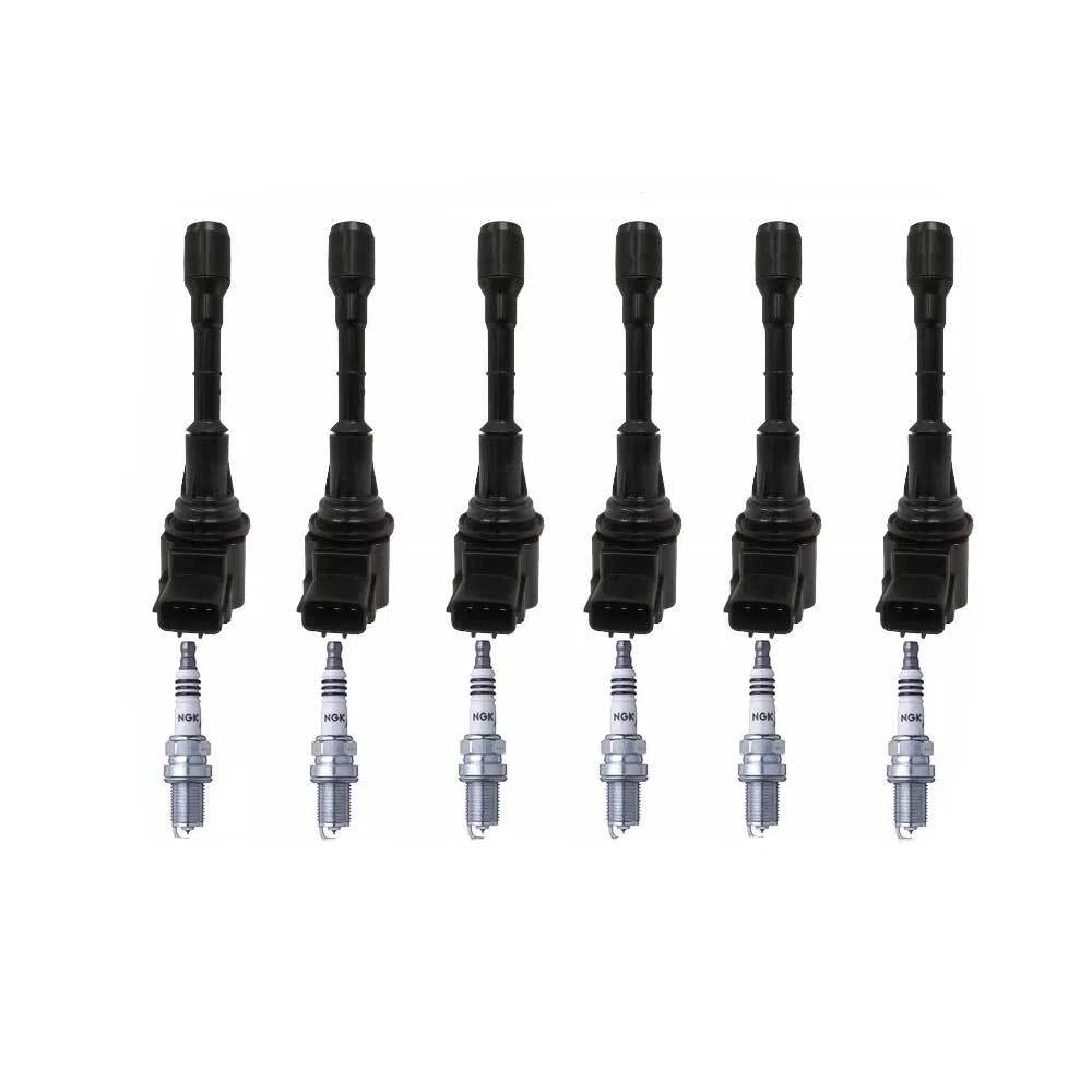 6 x Ignition Coils & 6 x Spark Plugs for Nissan Altima 3.5L VQ35DE (2013-2017)