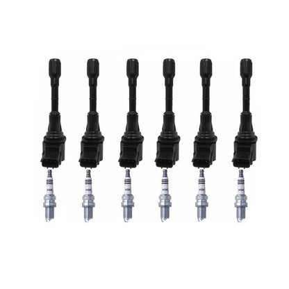 6 x Ignition Coils & 6 x Spark Plugs for Nissan Altima 3.5L VQ35DE (2013-2017)