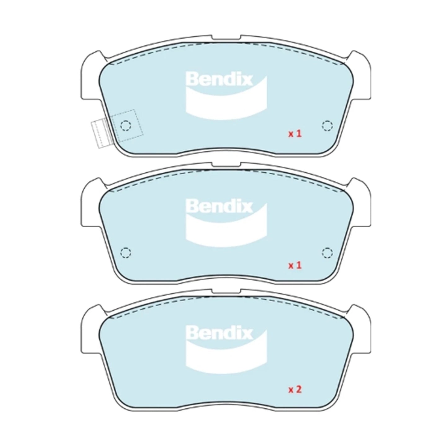 GCT Front Disc Brake Pad Set for Suzuki Ignis (2000-2005)