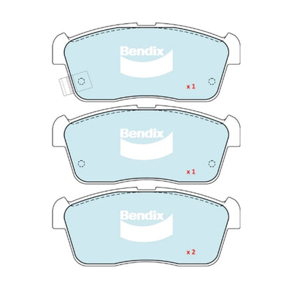 GCT Front Disc Brake Pad Set for Suzuki Ignis (2000-2005)
