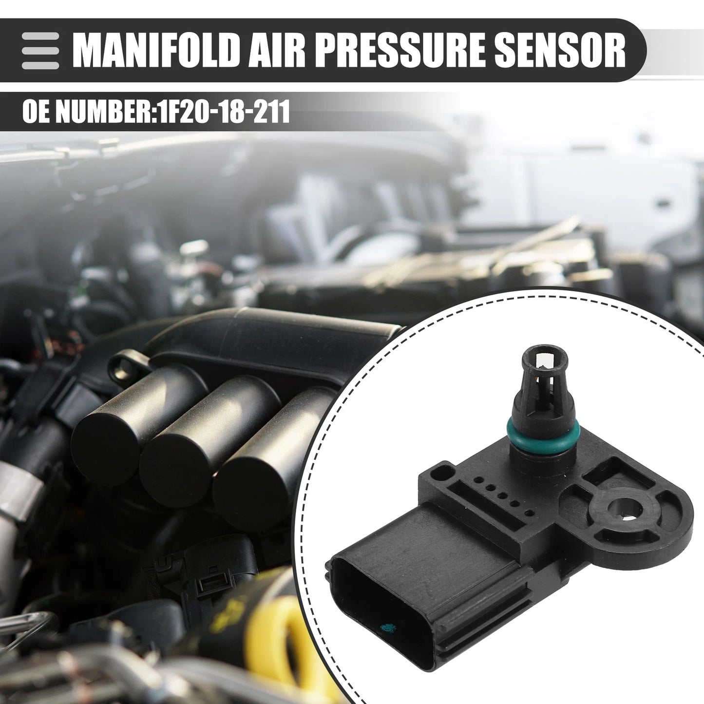 MAP Manifold Air Pressure Sensor for Ford Escape (2006-2012)