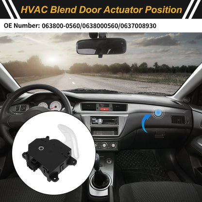 HVAC Heater Blend Door Actuator With Bracket for Toyota Corolla