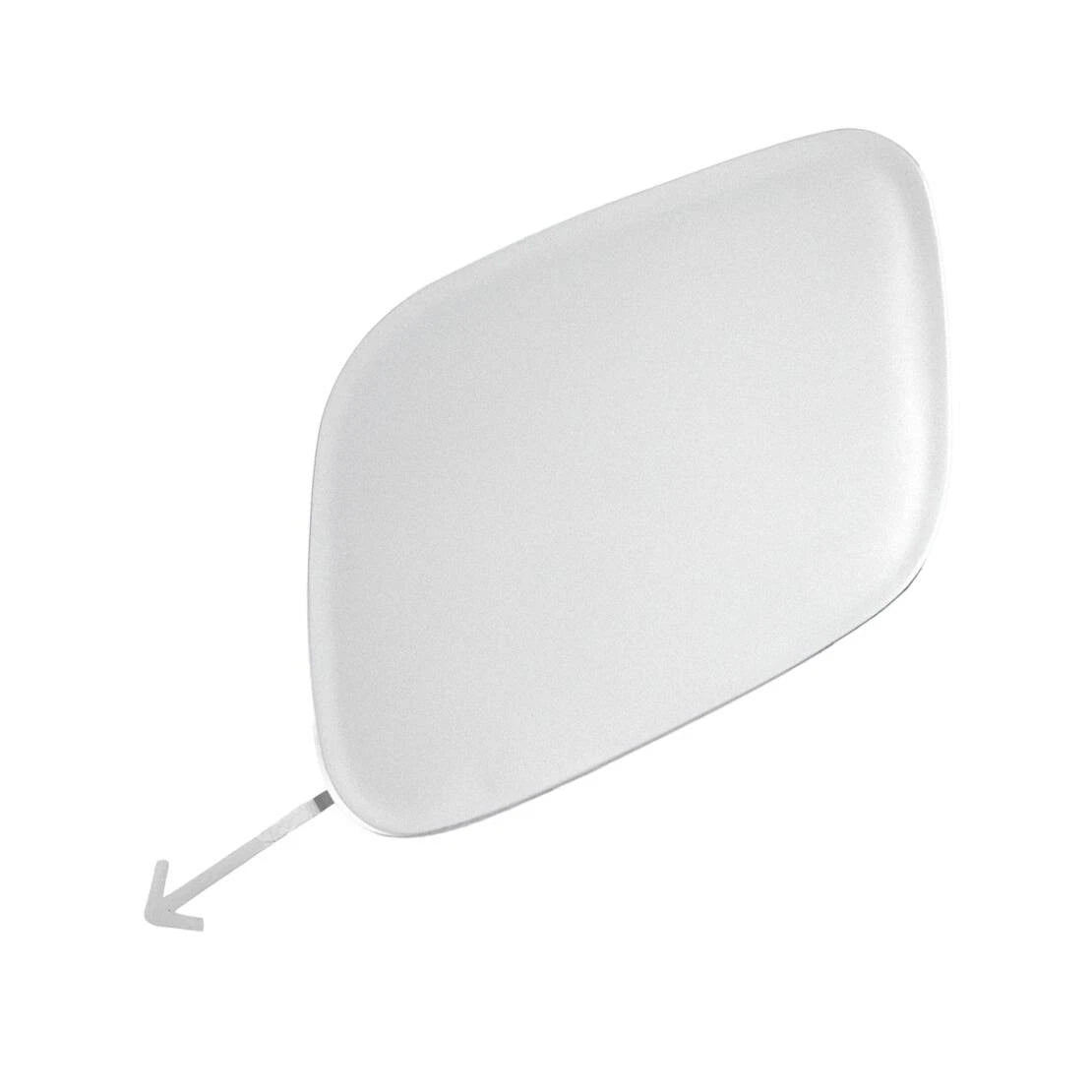 Silver Front Right Bumper Tow Hook Eye Cover for Toyota Prius (2019-2021)