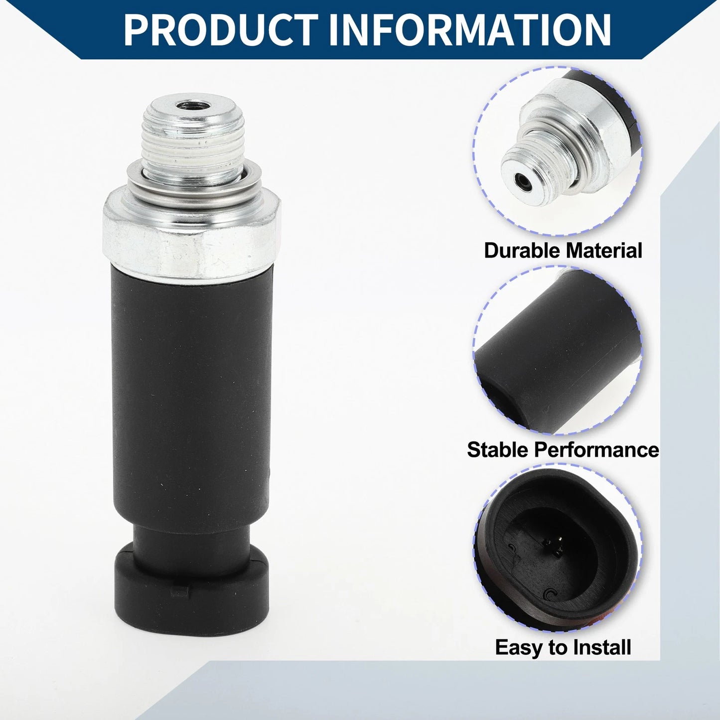 Engine Oil Pressure Sensor Switch Durable for Chevrolet Avalanche (2000-2006)