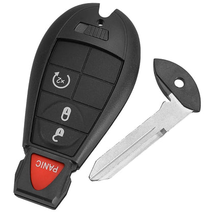 4 Button Key Shell Cover for Dodge Ram 1500 2500 3500 (2013-2021)