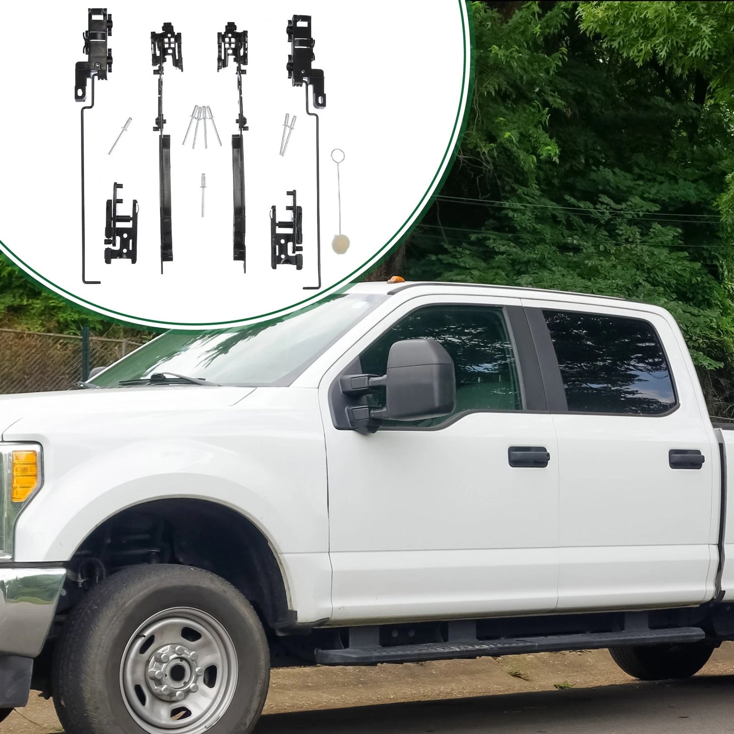 Sunroof Repair Tools for Ford F-150 (2000-2014) - Metal Black 1 Set