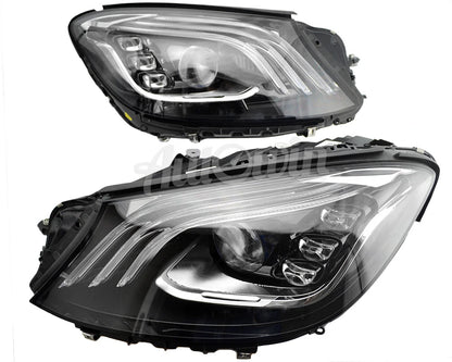 Full LED Headlight Set for Mercedes Benz S Class W222 (2014-2020)