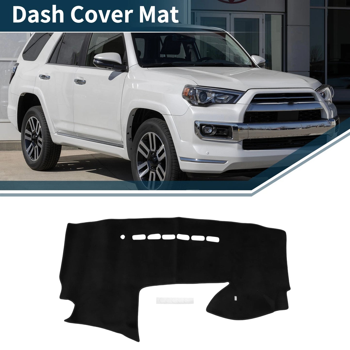 Dashboard Cover Mat for Mazda Premacy MK3 Sun Protector Black (2005-2016)
