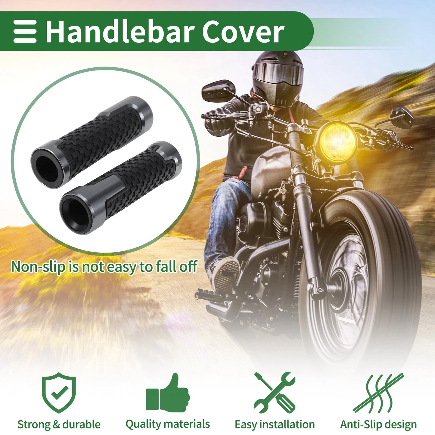 Grips Cover Kit 22mm for Motorcycle