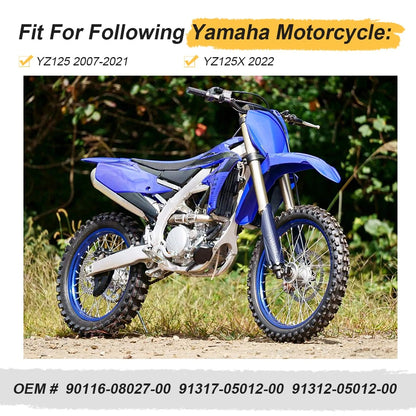 Cylinder Head Studs Bolts for Yamaha YZ125/YZ125X (2007–2022)