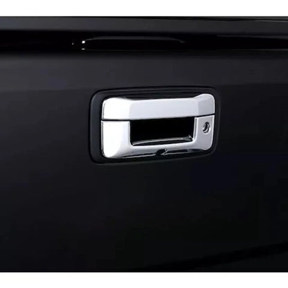 Trunk Tailgate Handle Cover Trim for 2014-2020 Chevy Silverado with Camera Hole