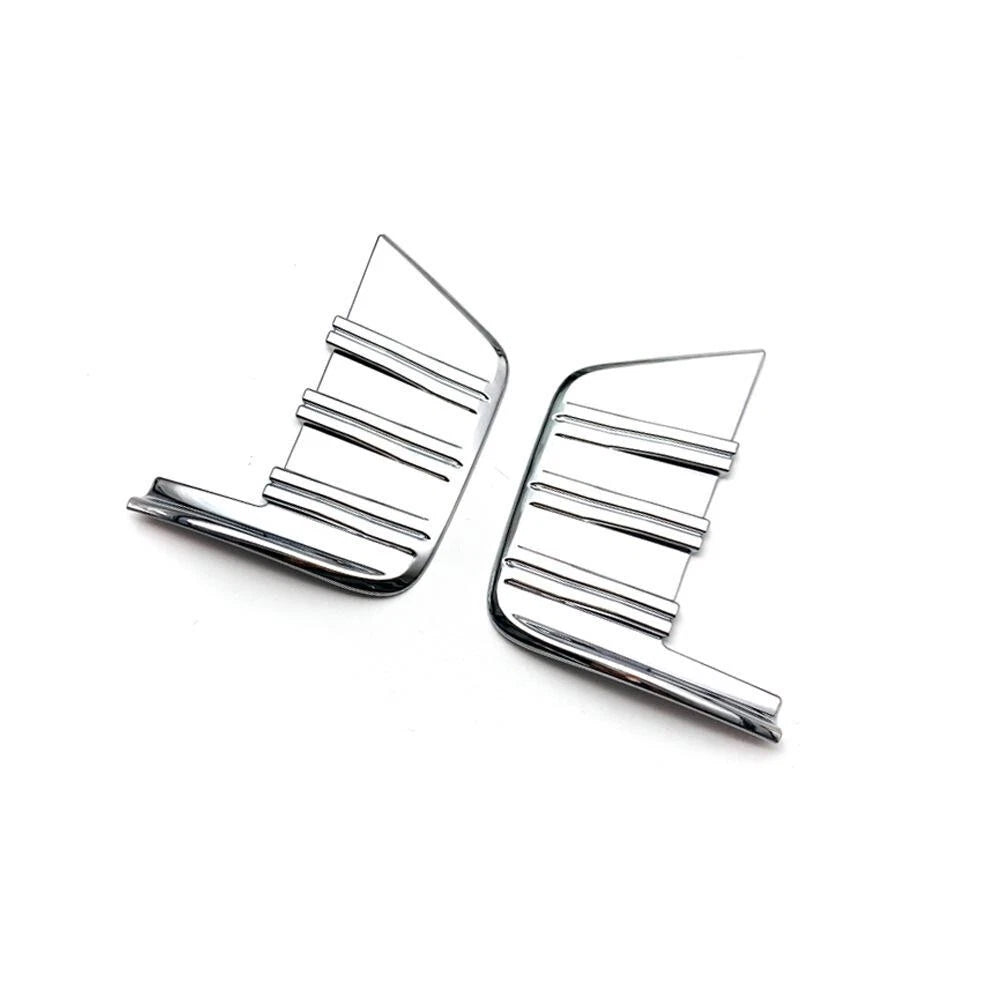 Chrome Front Fog Light Cover Trim for Chevrolet Silverado 1500 (2019-2021)