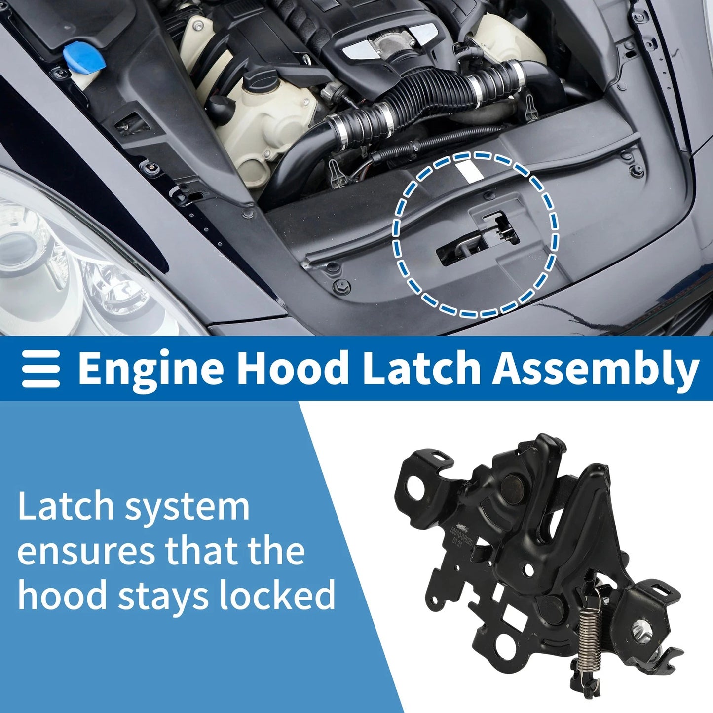 Hood Latch Assembly / 1 Pcs / Hood Latch Assembly for Toyota RAV4 (2009–2013)
