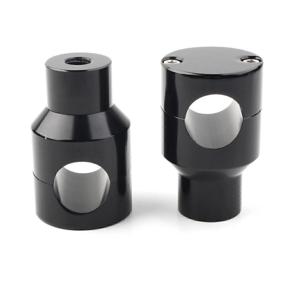 1" Motorcycle Handlebar Mount Adapter Risers Clamp for Harley Honda