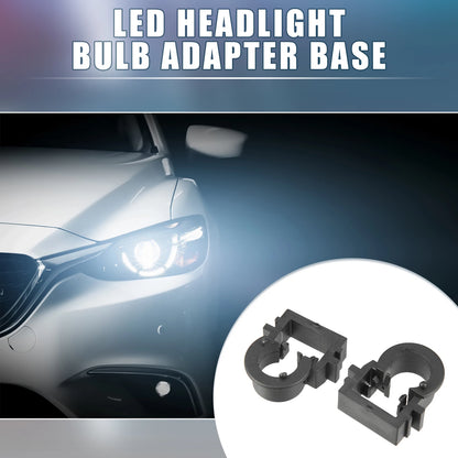 LED Headlight Bulb Holder Adapter for Ford Focus Fiesta ()