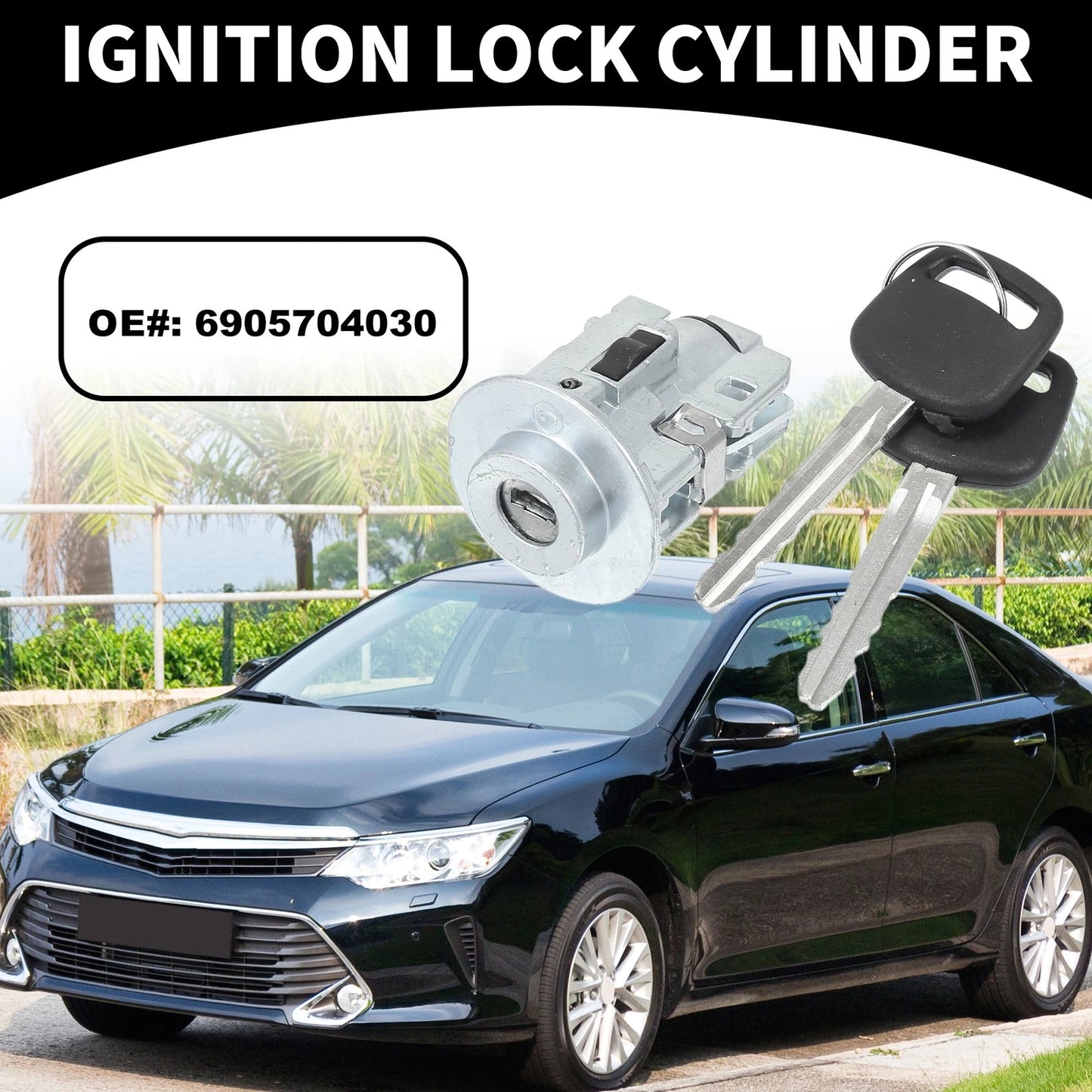 Ignition Lock Cylinder for Toyota Camry LE (2007–2011)