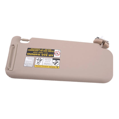 Beige Left Sun Visor with Mirror for Toyota RAV4 (2006-2009)