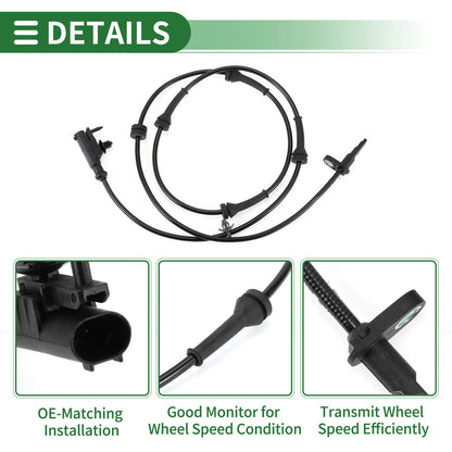 ABS Wheel Speed Sensor for Infiniti M35 3.5L M45 Front Left Right