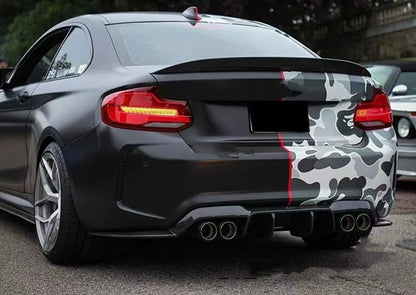 Rear Bumper Diffuser Lip for BMW 2 Series F87 M2 (2016-2022)