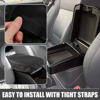 Center Console Armrest Cover Black for Subaru Forester (2019-2023)