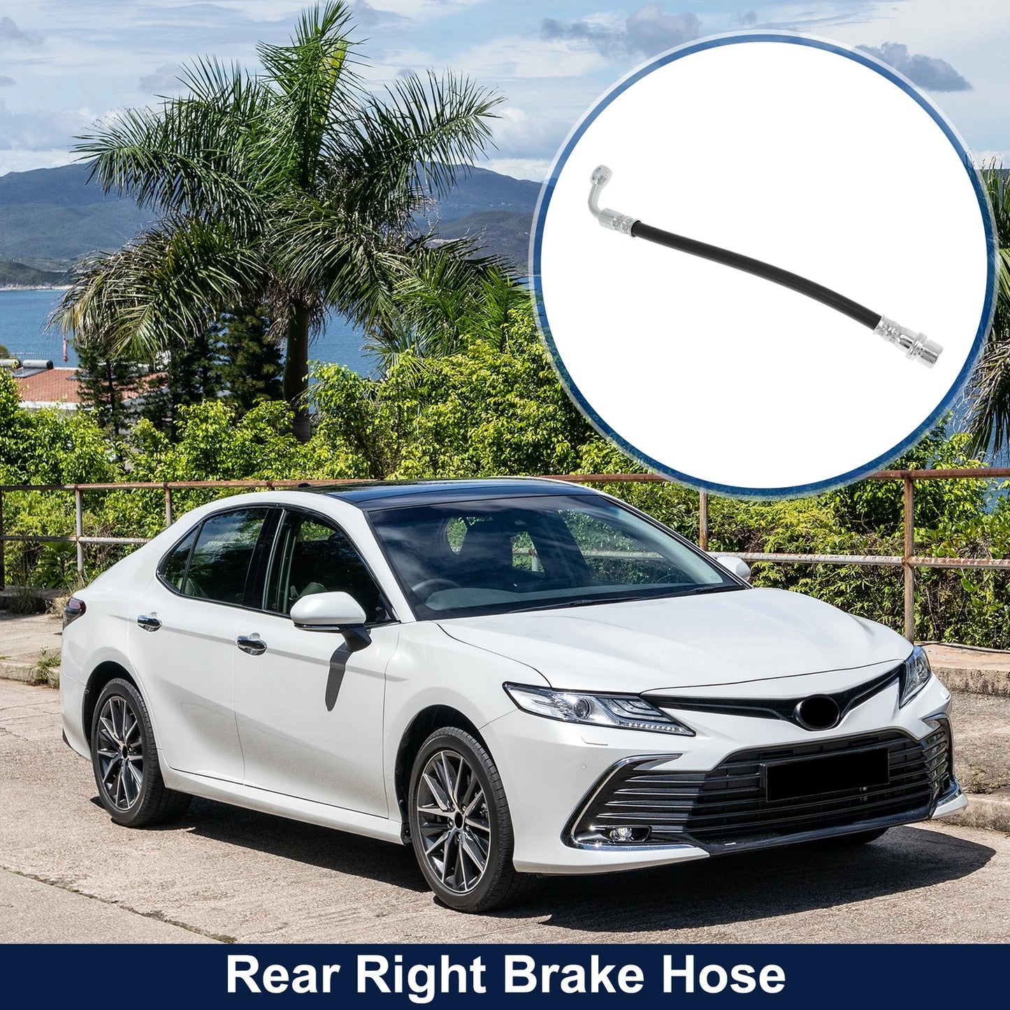 Rear Right Brake Hose for Toyota Camry (2007–2011)