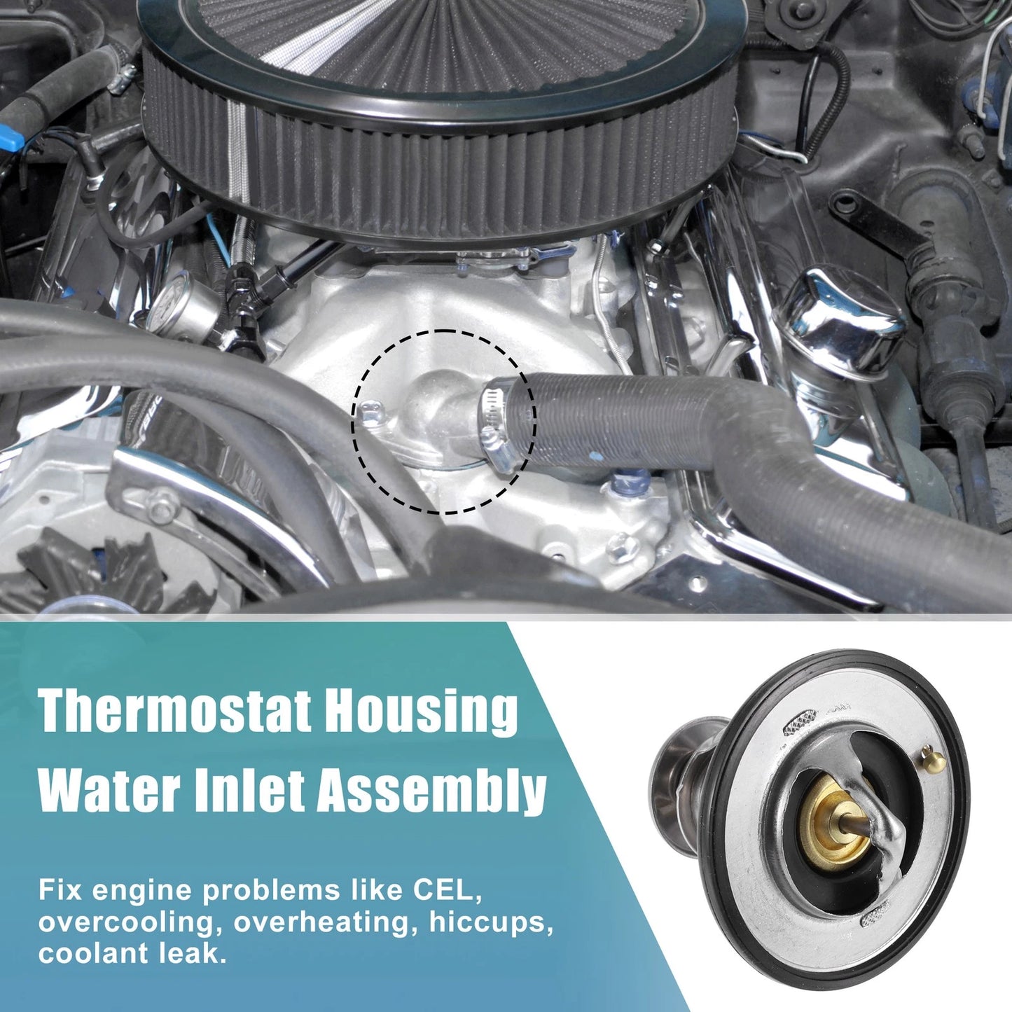 Coolant Thermostat Housing Assembly for Toyota 4Runner