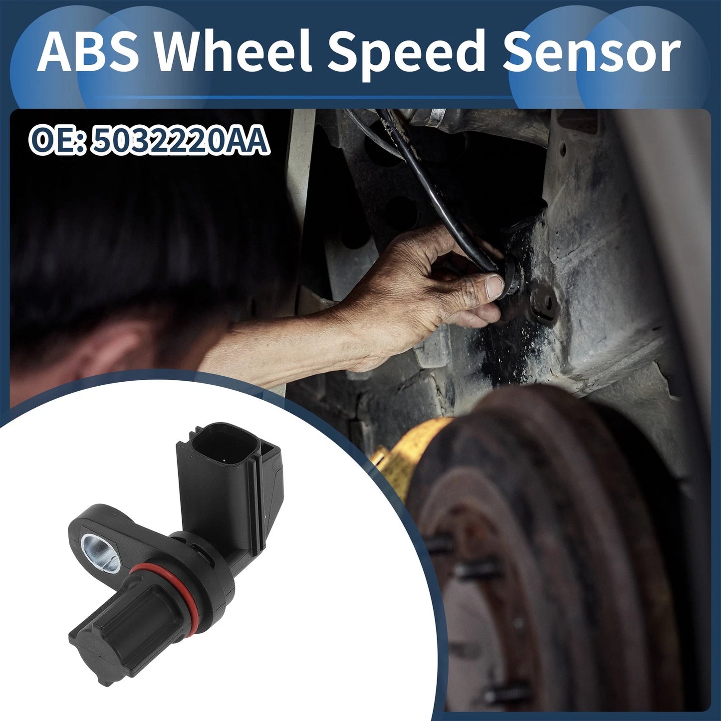 ABS Wheel Speed Sensor for Dodge Dakota (2005-2010) Rear