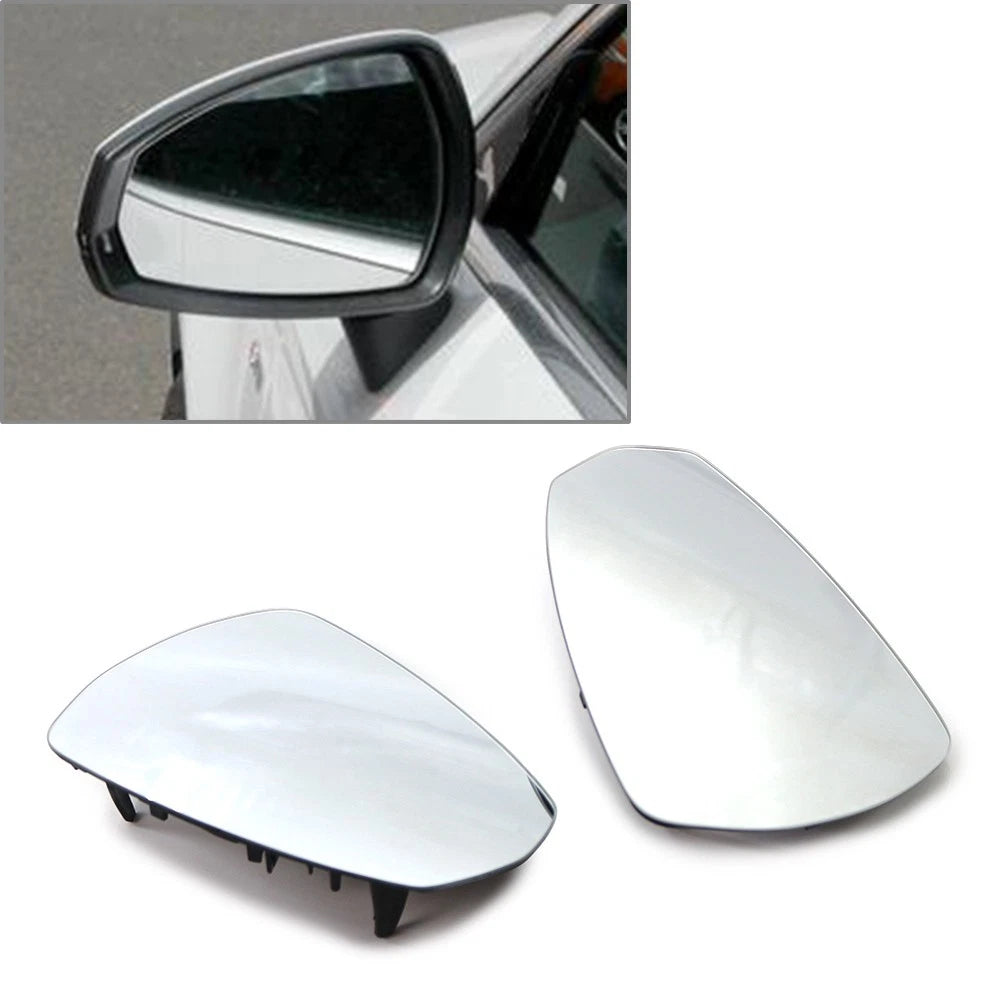 Left & Right Pair Mirror Glass for AUDI A3 (2014-2020)