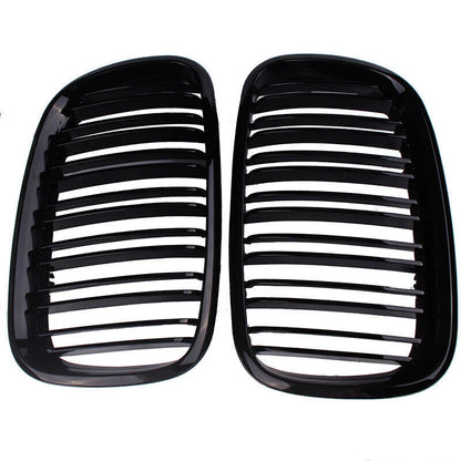 Gloss Black Kidney Grille for BMW X5 E70 X6 E71 (2007-2013)