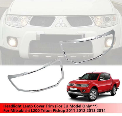 Headlight Cover Trim for Mitsubishi L200 Triton (2011-2014)