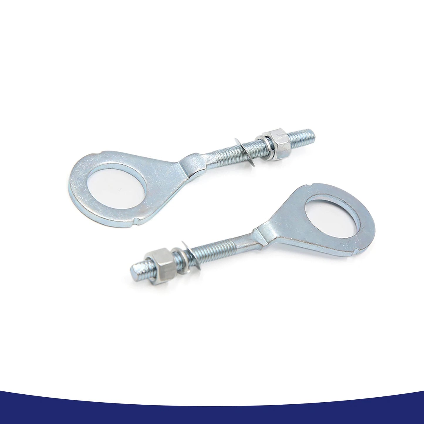 4 x 18mm Dia Metal Chain Axle Adjuster Tensioner for Motorcycle Universal