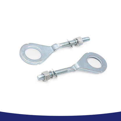 4 x 18mm Dia Metal Chain Axle Adjuster Tensioner for Motorcycle Universal